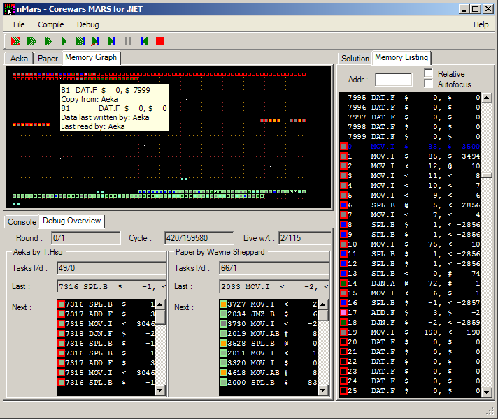 nMars console